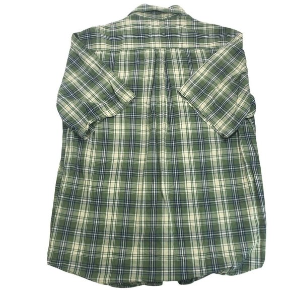Carhartt Relaxed Fit Plaid Button Front Shirt Short Sleeve  Men's L - Picture 2 of 4